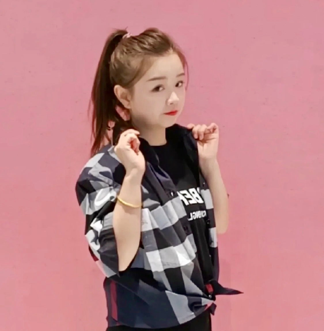 Navy Checker shirt