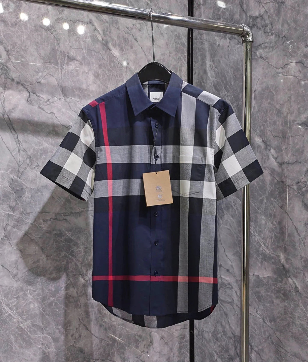 Navy Checker shirt