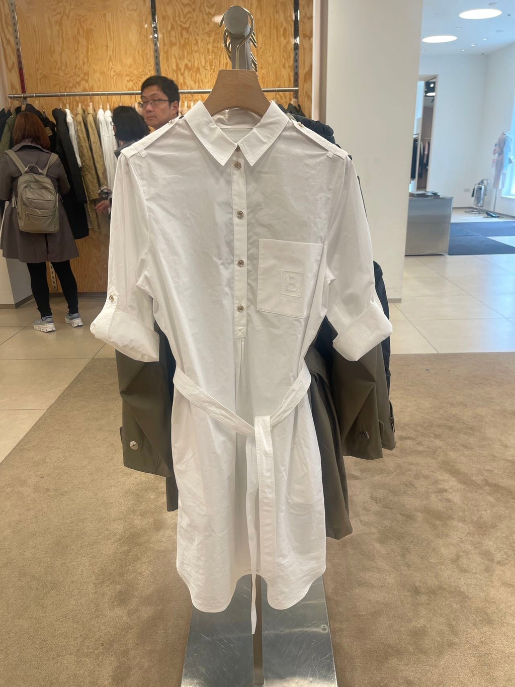 Shirt dress set